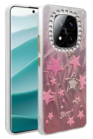 LRZ02 Xiaomi Redmi Note 14 Pro 4G Kılıf Blade Aynalı Desenli Kapak - De&hellip;