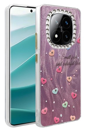 LRZ02 Xiaomi Redmi Note 14 Pro 4G Kılıf Blade Aynalı Desenli Kapak - De&hellip;