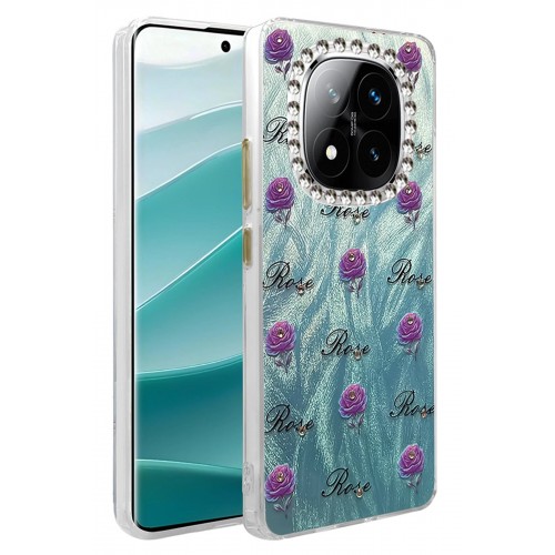 LRZ02 Xiaomi Redmi Note 14 Pro 4G Kılıf Blade Aynalı Desenli Kapak - Desen 9