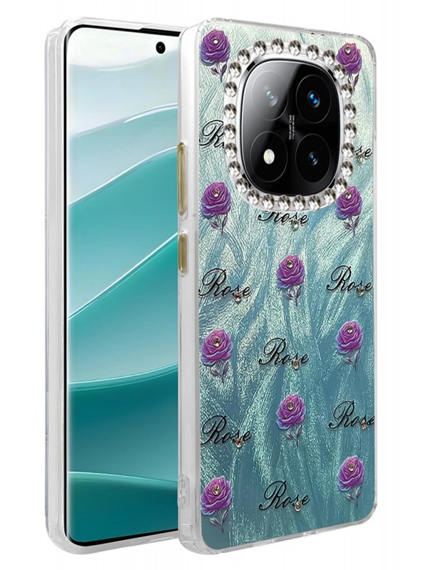 LRZ02 Xiaomi Redmi Note 14 Pro 4G Kılıf Blade Aynalı Desenli Kapak - De&hellip;