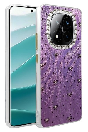 LRZ02 Xiaomi Redmi Note 14 Pro 5G Kılıf Blade Aynalı Desenli Kapak - De&hellip;