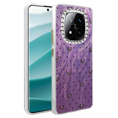 LRZ02 Xiaomi Redmi Note 14 Pro 5G Kılıf Blade Aynalı Desenli Kapak - Desen 2