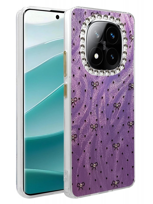 LRZ02 Xiaomi Redmi Note 14 Pro 5G Kılıf Blade Aynalı Desenli Kapak - De&hellip;