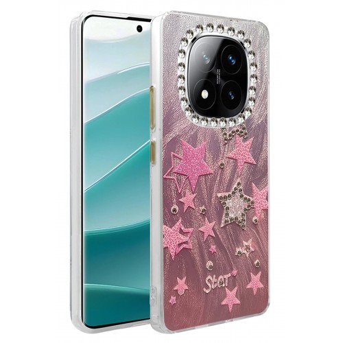 LRZ02 Xiaomi Redmi Note 14 Pro 5G Kılıf Blade Aynalı Desenli Kapak - Desen 7