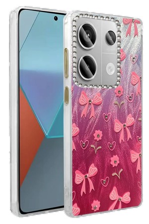 LRZ02 Xiaomi Redmi Note 13 Pro 5G Kılıf Blade Aynalı Desenli Kapak - De&hellip;