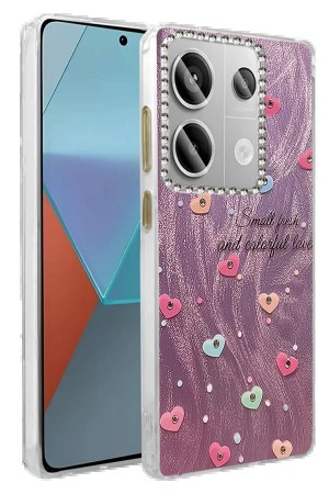 LRZ02 Xiaomi Redmi Note 13 Pro 5G Kılıf Blade Aynalı Desenli Kapak - De&hellip;