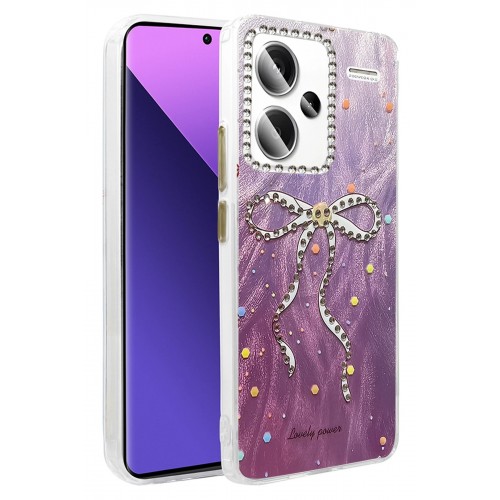 LRZ02 Xiaomi Redmi Note 13 Pro Plus Kılıf Blade Aynalı Desenli Kapak - Desen 1