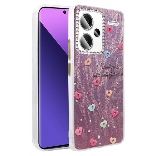 LRZ02 Xiaomi Redmi Note 13 Pro Plus Kılıf Blade Aynalı Desenli Kapak - Desen 8