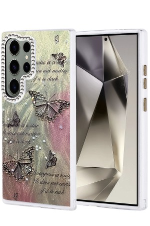 LRZ02 Samsung Galaxy S23 Ultra Kılıf Blade Aynalı Desenli Kapak - Desen&hellip;