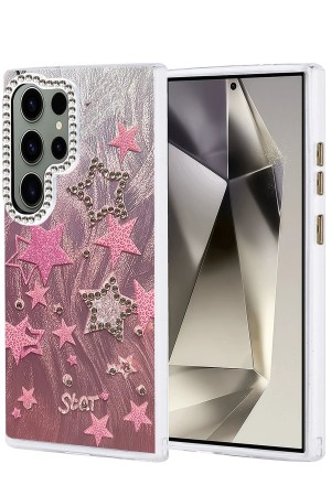 LRZ02 Samsung Galaxy S23 Ultra Kılıf Blade Aynalı Desenli Kapak - Desen&hellip;