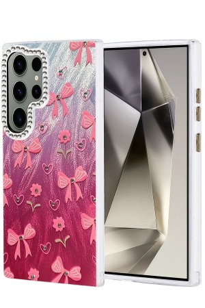 LRZ02 Samsung Galaxy S24 Ultra Kılıf Blade Aynalı Desenli Kapak - Desen&hellip;