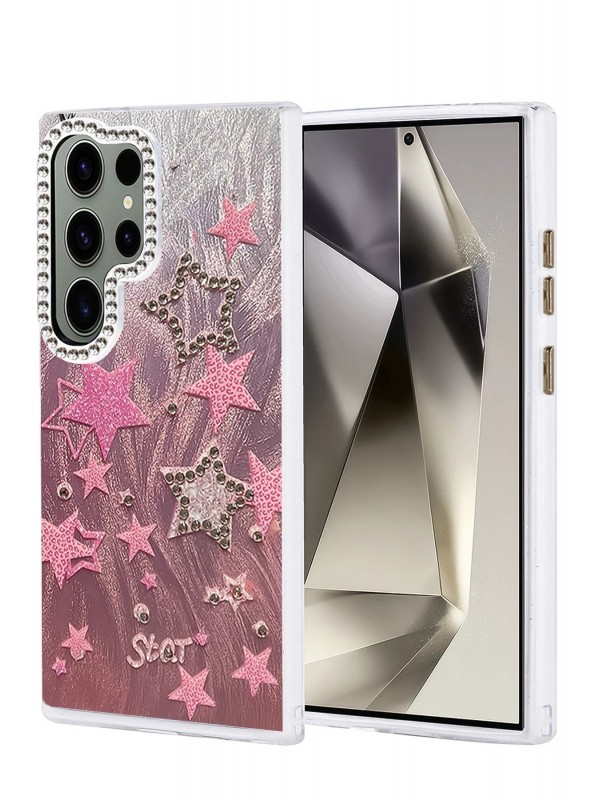 LRZ02 Samsung Galaxy S24 Ultra Kılıf Blade Aynalı Desenli Kapak - Desen&hellip;