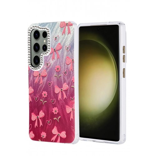 LRZ02 Samsung Galaxy S25 Ultra Kılıf Blade Aynalı Desenli Kapak - Desen 3