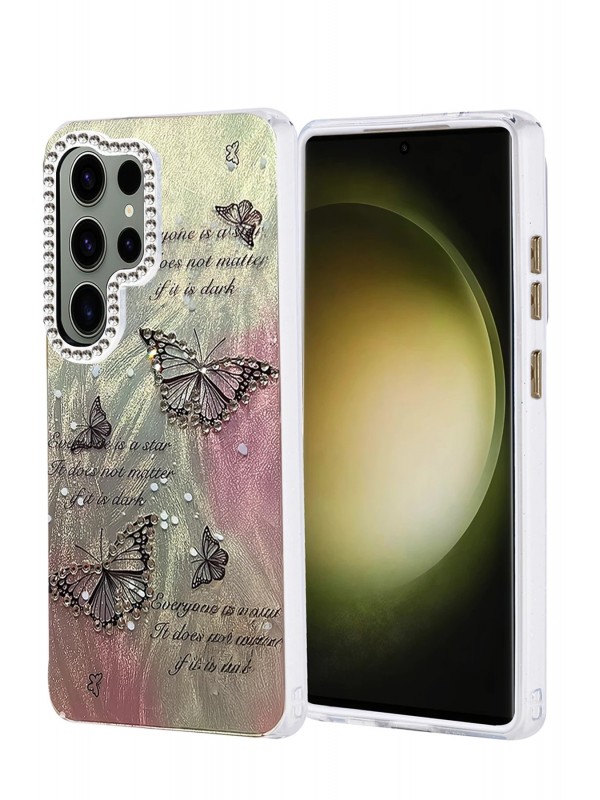 LRZ02 Samsung Galaxy S25 Ultra Kılıf Blade Aynalı Desenli Kapak - Desen&hellip;