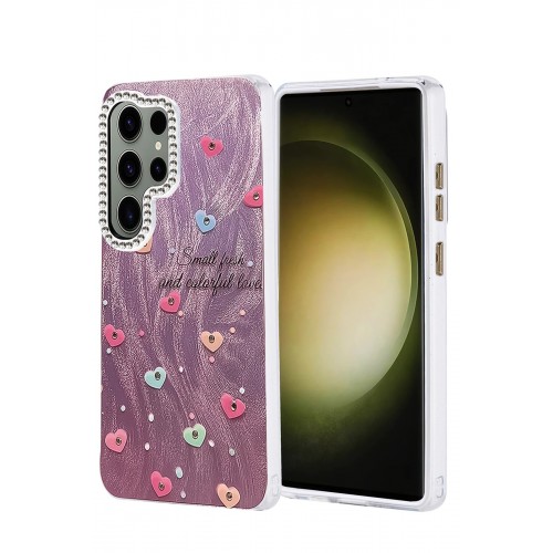 LRZ02 Samsung Galaxy S25 Ultra Kılıf Blade Aynalı Desenli Kapak - Desen 8