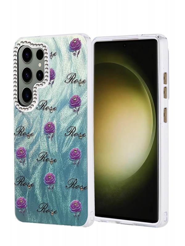 LRZ02 Samsung Galaxy S25 Ultra Kılıf Blade Aynalı Desenli Kapak - Desen&hellip;