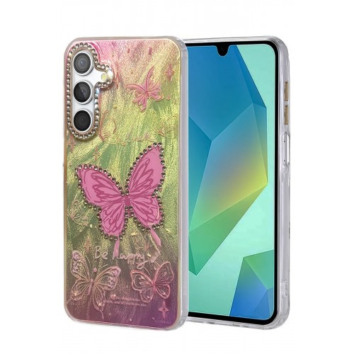 LRZ02 Samsung Galaxy S25 Plus Kılıf Blade Aynalı Desenli Kapak - Desen 5