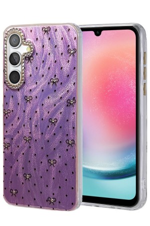 LRZ02 Samsung Galaxy A24 4G Kılıf Blade Aynalı Desenli Kapak - Desen 2&hellip;