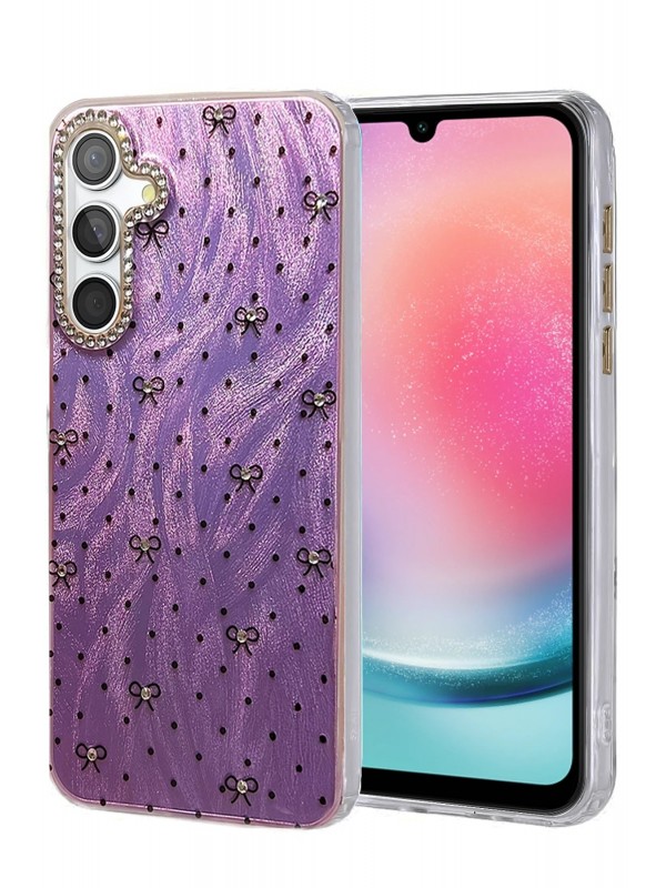 LRZ02 Samsung Galaxy A24 4G Kılıf Blade Aynalı Desenli Kapak - Desen 2&hellip;