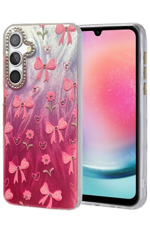 LRZ02 Samsung Galaxy A24 4G Kılıf Blade Aynalı Desenli Kapak - Desen 3&hellip;