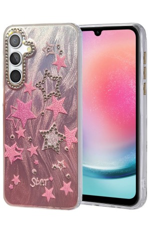 LRZ02 Samsung Galaxy A24 4G Kılıf Blade Aynalı Desenli Kapak - Desen 7&hellip;