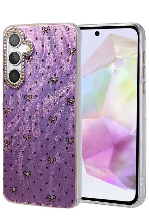 LRZ02 Samsung Galaxy A35 5G Kılıf Blade Aynalı Desenli Kapak - Desen 2&hellip;