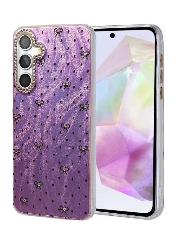 LRZ02 Samsung Galaxy A35 5G Kılıf Blade Aynalı Desenli Kapak - Desen 2&hellip;