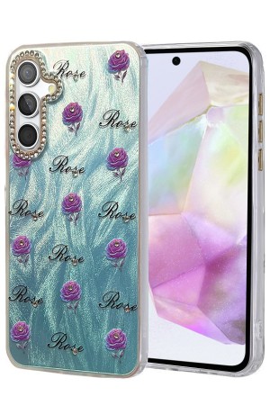 LRZ02 Samsung Galaxy A35 5G Kılıf Blade Aynalı Desenli Kapak - Desen 9&hellip;