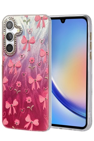 LRZ02 Samsung Galaxy A34 5G Kılıf Blade Aynalı Desenli Kapak - Desen 3&hellip;