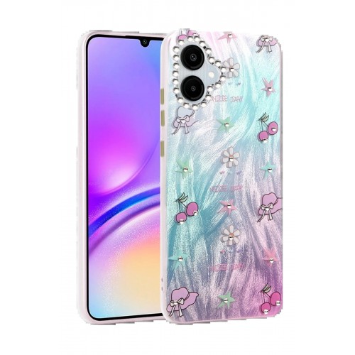 LRZ02 Samsung Galaxy A06 Kılıf Blade Aynalı Desenli Kapak - Desen 4