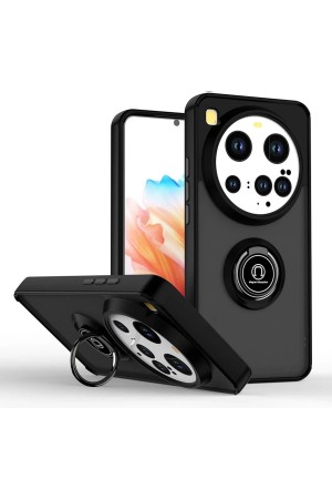 LRZ02 Xiaomi Mi 15 Ultra Kılıf Montreal Yüzüklü Silikon Kapak - Siyah&hellip;