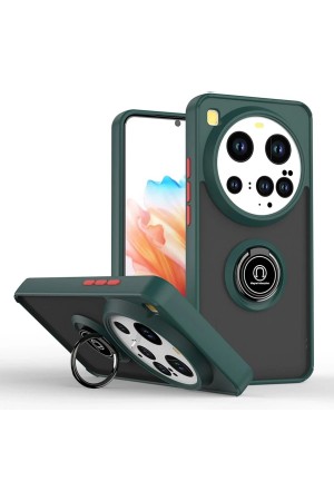 LRZ02 Xiaomi Mi 15 Ultra Kılıf Montreal Yüzüklü Silikon Kapak - Yeşi&hellip;