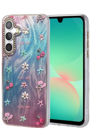 LRZ02 Samsung Galaxy A26 Kılıf Blade Aynalı Desenli Kapak - Desen 4&hellip;