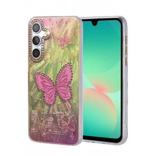 LRZ02 Samsung Galaxy A26 Kılıf Blade Aynalı Desenli Kapak - Desen 5