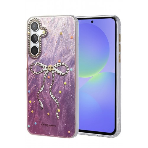 LRZ02 Samsung Galaxy A36 Kılıf Blade Aynalı Desenli Kapak - Desen 1