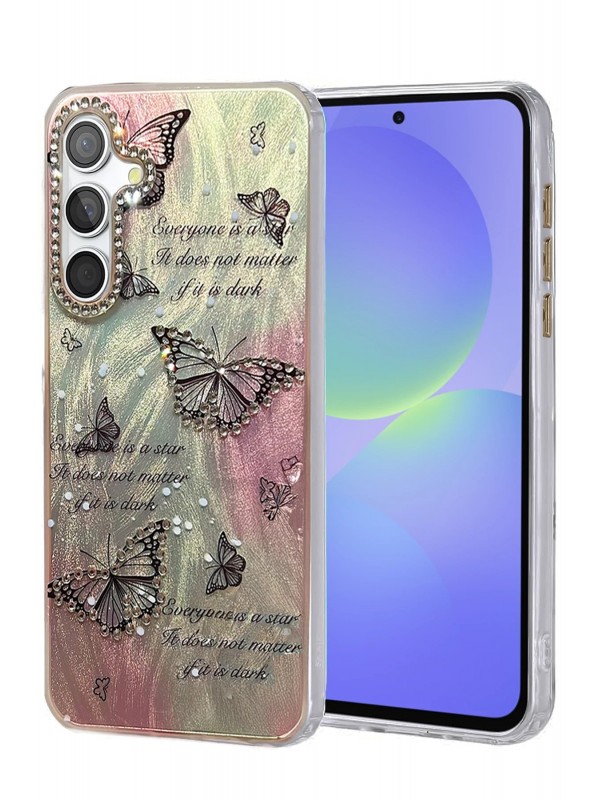 LRZ02 Samsung Galaxy A36 Kılıf Blade Aynalı Desenli Kapak - Desen 6&hellip;