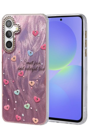 LRZ02 Samsung Galaxy A36 Kılıf Blade Aynalı Desenli Kapak - Desen 8&hellip;