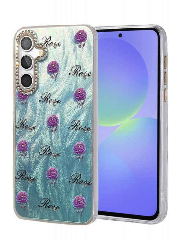 LRZ02 Samsung Galaxy A36 Kılıf Blade Aynalı Desenli Kapak - Desen 9&hellip;