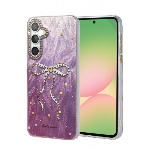 LRZ02 Samsung Galaxy A56 Kılıf Blade Aynalı Desenli Kapak - Desen 1