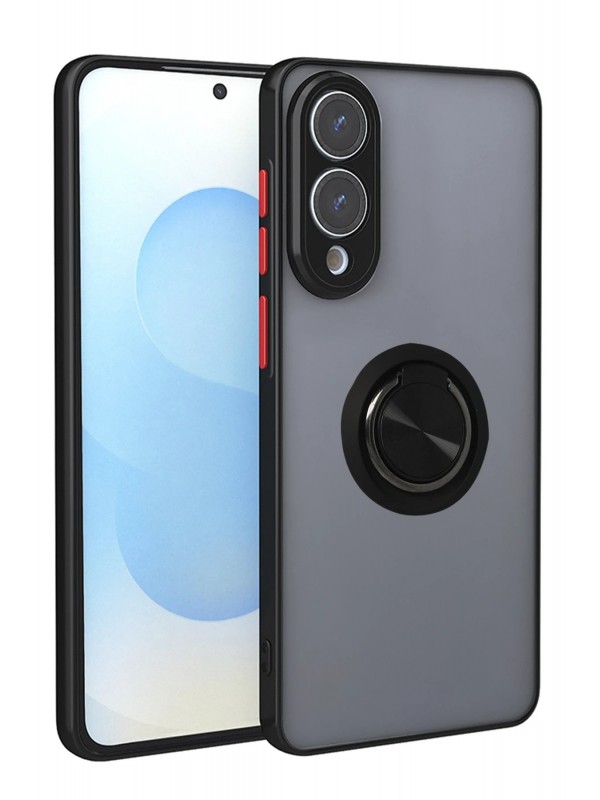 LRZ02 Samsung Galaxy S25 Edge Kılıf Montreal Yüzüklü Silikon Kapak - &hellip;