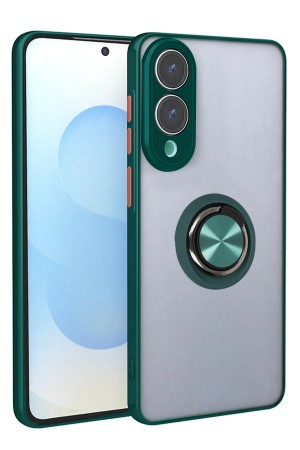 LRZ02 Samsung Galaxy S25 Edge Kılıf Montreal Yüzüklü Silikon Kapak - &hellip;