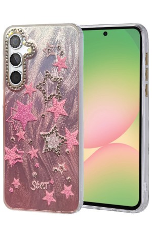 LRZ02 Samsung Galaxy A56 Kılıf Blade Aynalı Desenli Kapak - Desen 7&hellip;