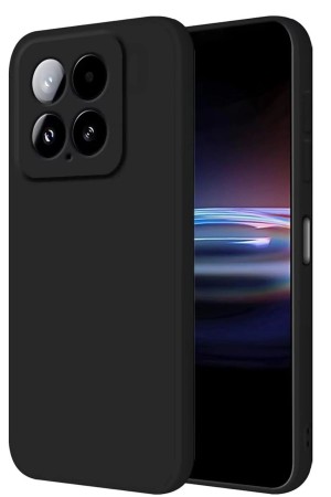 LRZ02 Xiaomi Mi 14T Pro Kılıf Nano içi Kadife Silikon - Siyah&hellip;