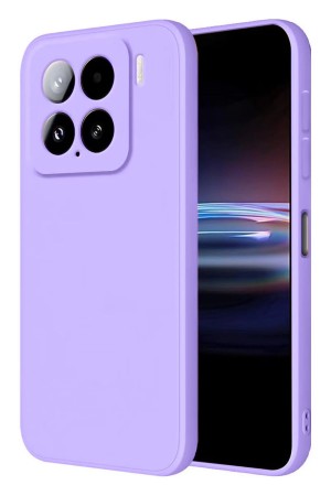 LRZ02 Xiaomi Mi 15 Kılıf Nano içi Kadife Silikon - Lila&hellip;