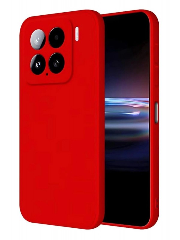 LRZ02 Xiaomi Mi 15 Pro Kılıf Nano içi Kadife Silikon - Kırmızı&hellip;