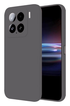 LRZ02 Xiaomi Mi 15 Pro Kılıf Nano içi Kadife Silikon - Gri&hellip;