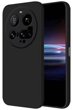 LRZ02 Xiaomi Mi 15 Ultra Kılıf Nano içi Kadife Silikon - Siyah&hellip;