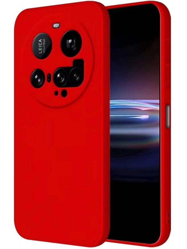 LRZ02 Xiaomi Mi 15 Ultra Kılıf Nano içi Kadife Silikon - Kırmızı&hellip;