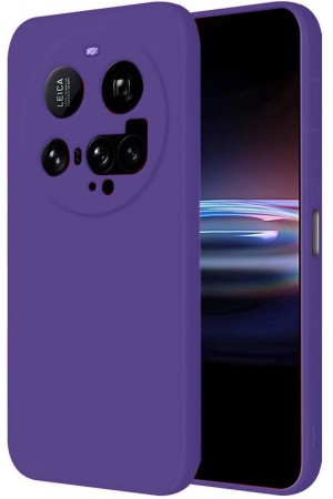 LRZ02 Xiaomi Mi 15 Ultra Kılıf Nano içi Kadife Silikon - Mor&hellip;