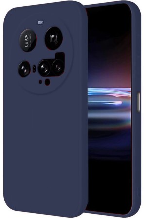 LRZ02 Xiaomi Mi 15 Ultra Kılıf Nano içi Kadife Silikon - Lacivert&hellip;